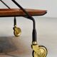 Minimalistic Paul Nagel Teak and Steel Teatrolley. Germany, 1950s