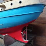 Model of a fishing boat