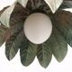 Suspension vegetal pattern green leaves