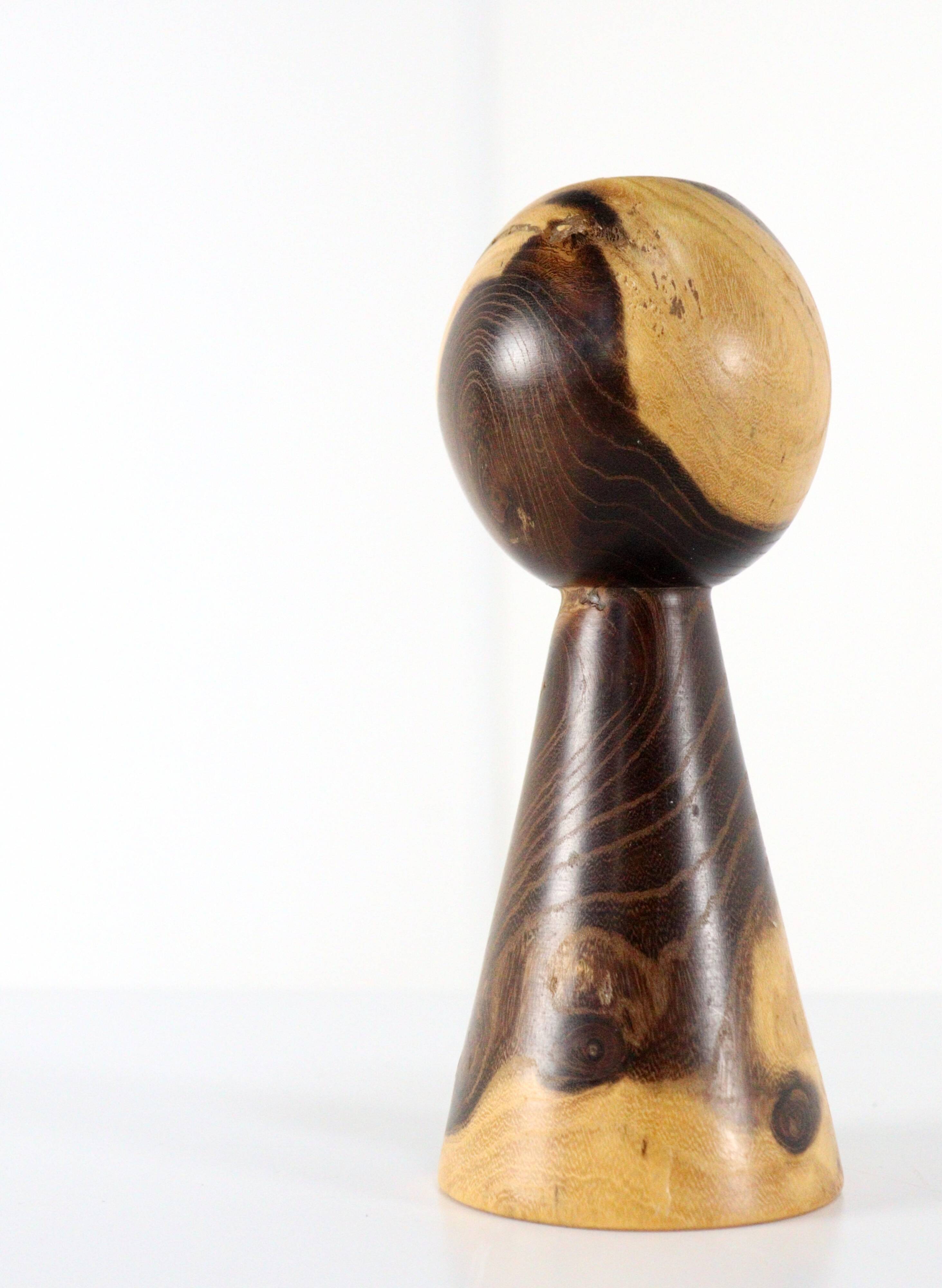 Wooden candle holder