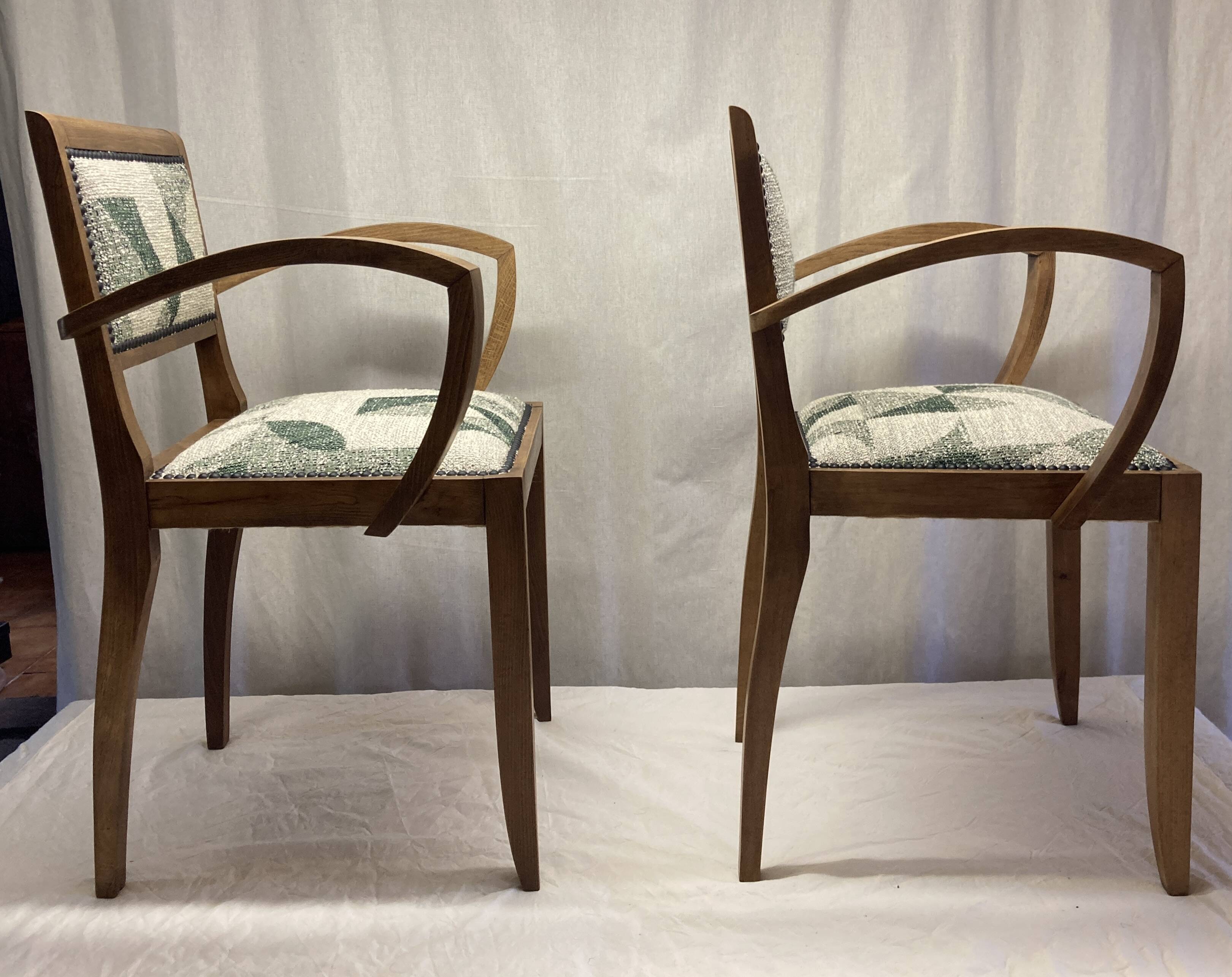 Paire de fauteuil Bridge