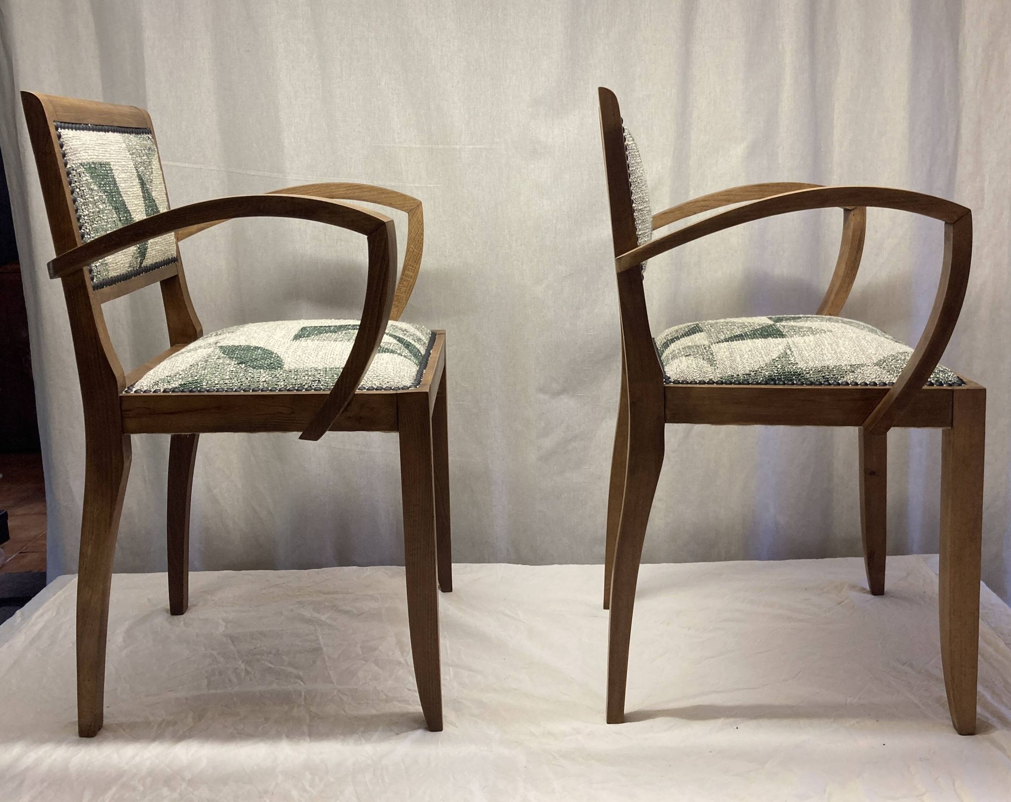 Bridge armchair pair