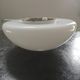 Lampshade old ceiling lamp half globe ball opaline industrial white vintage tbe ø 30 cm 2 lights