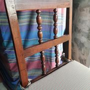 Set of 6 antique hazelwood chairs, 17th–18th century