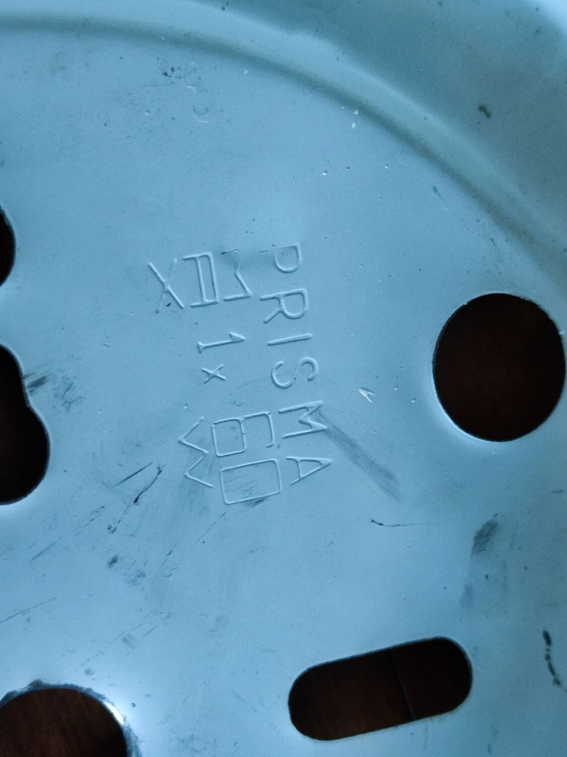 Prisma round ceiling light in vintage glass