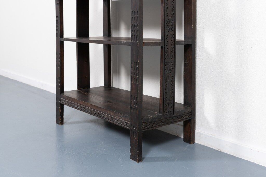 Mid-century handcrafted shelf, 1960s Italy