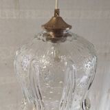 Art Deco portable lamp in glass - mid 20th century