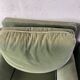 Pair of green velvet club armchairs