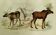 Planche zoologique, originale "renne & elan " buffon 1840