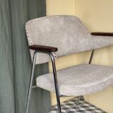 1970s Desk Chair with Teak Arms