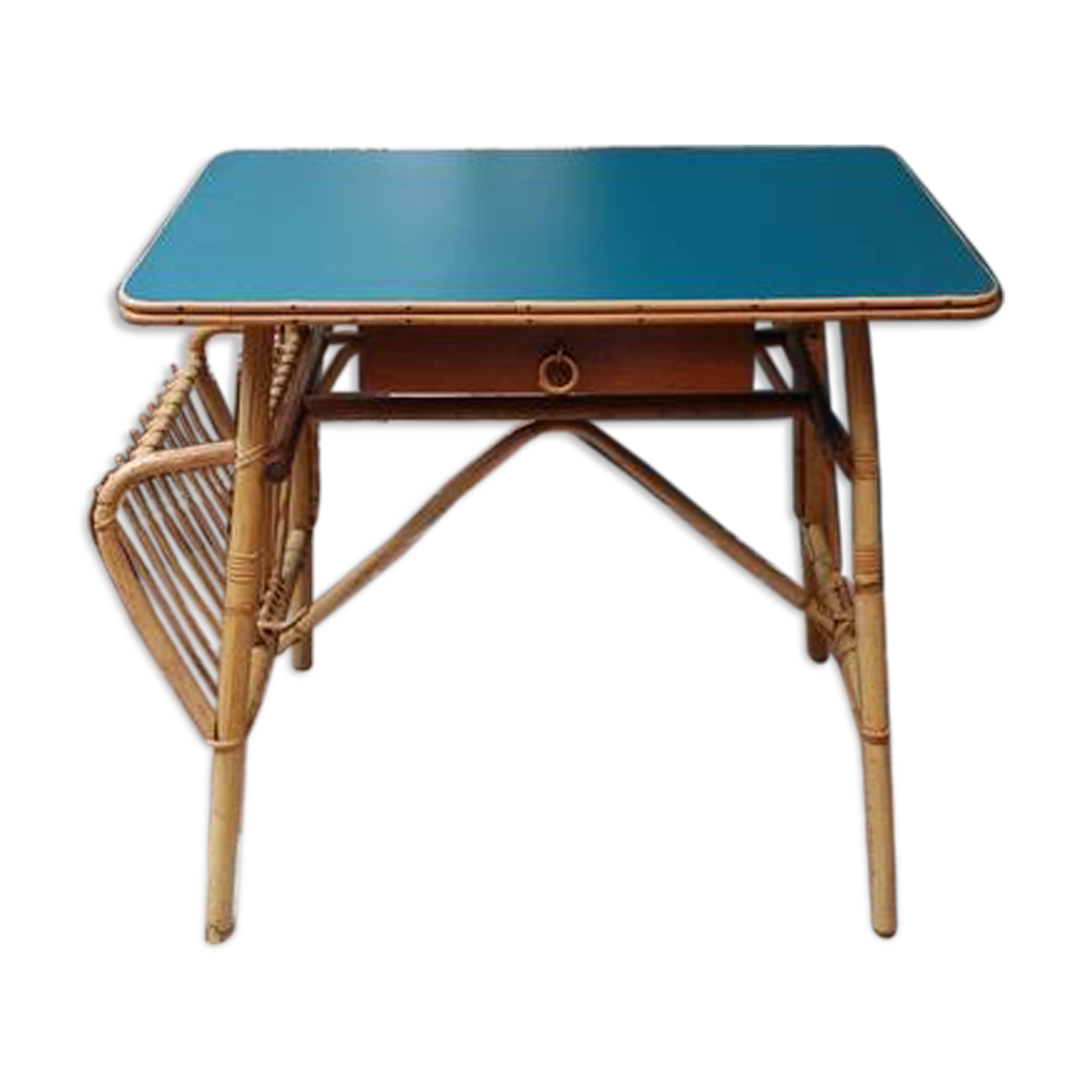 Louis Sognot Rattan Child desk