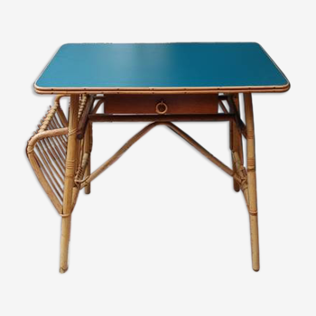 Bureau enfant rotin Louis Sognot