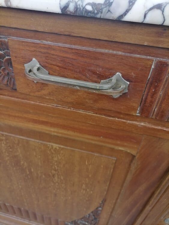 Old furniture bahut buffet mahogany art deco