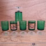 6 vintage white wine glasses Luminarc France