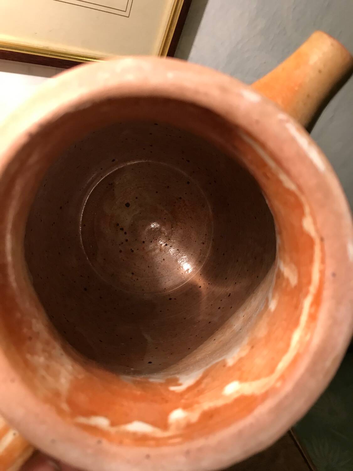 Mallet pottery teapot in Puisaye stoneware