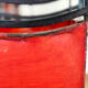 Vintage lamp in patinated black and red metal – Japanese spirit