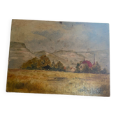 Old oil on panel