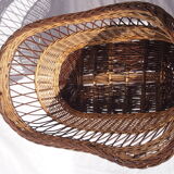 Vintage wicker cradle