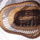 Vintage wicker cradle