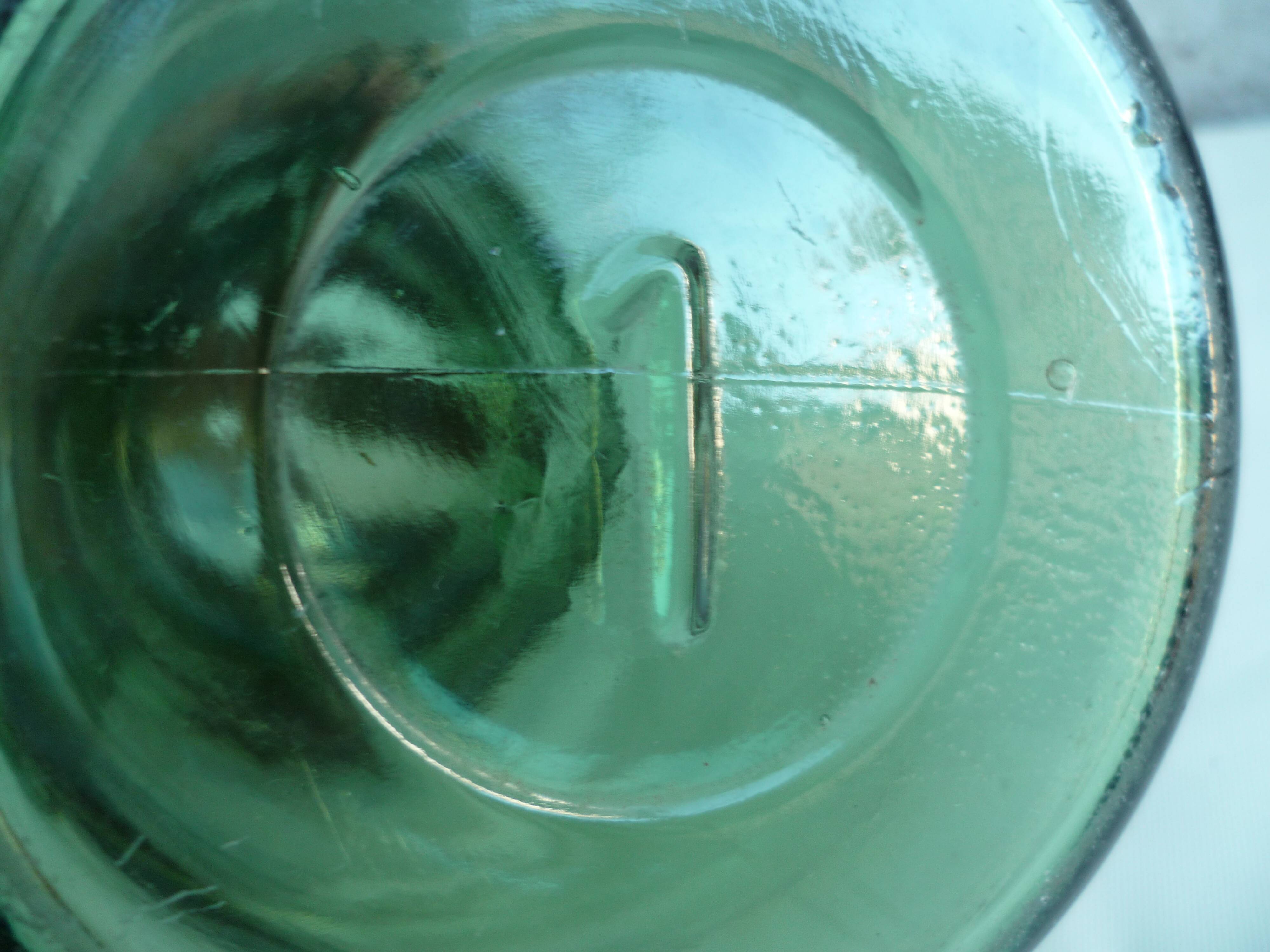 4 jars 1 liter bottle green Durfor to 1950s