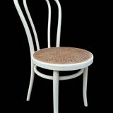 1920s caned bistro chairs