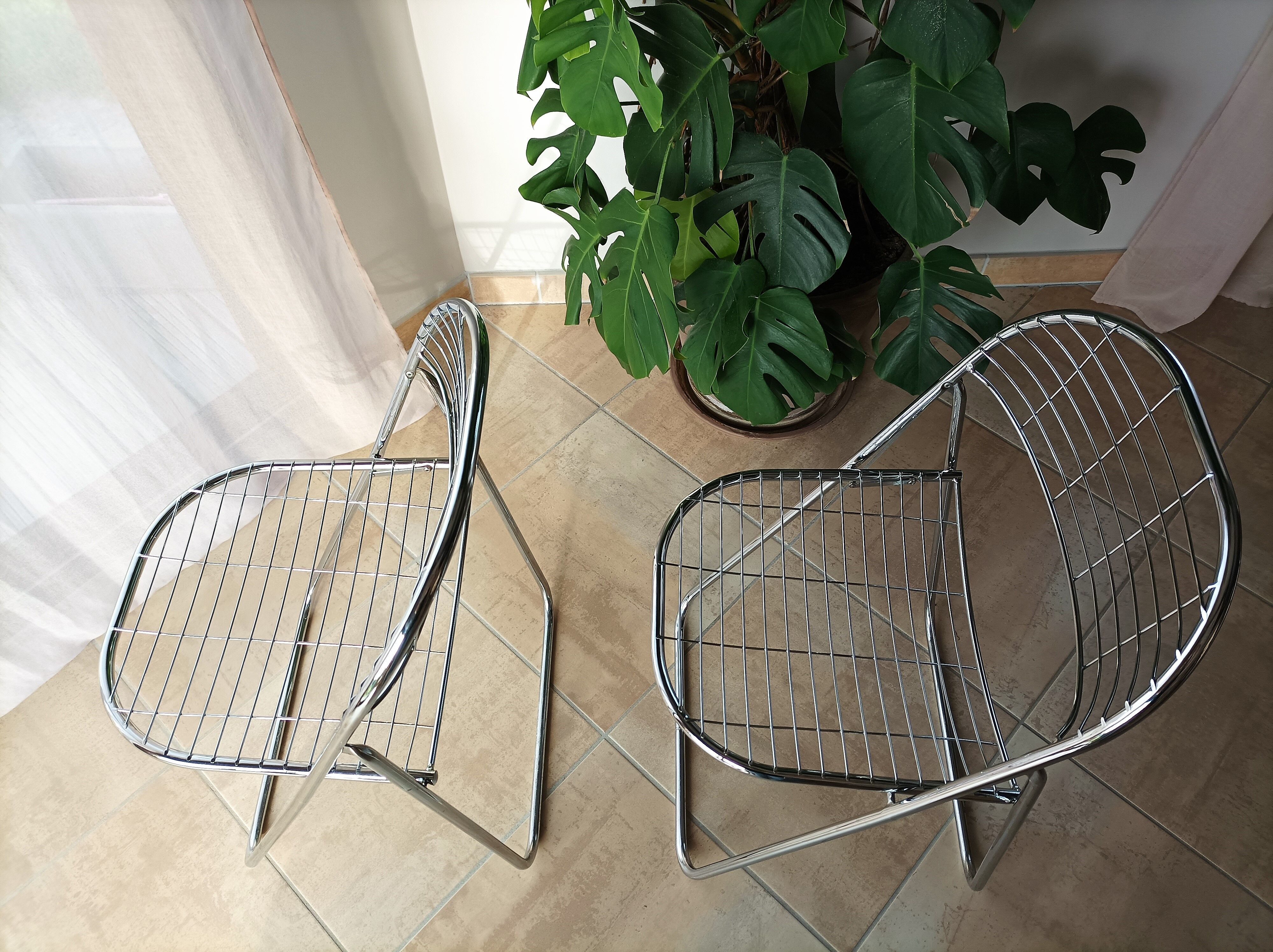 Paire de chaises pliantes Ikea vintage Niels Gammelgaard