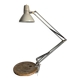 Lampe vintage 1970 d'architecte Ledu gris perle bureau - 80cm