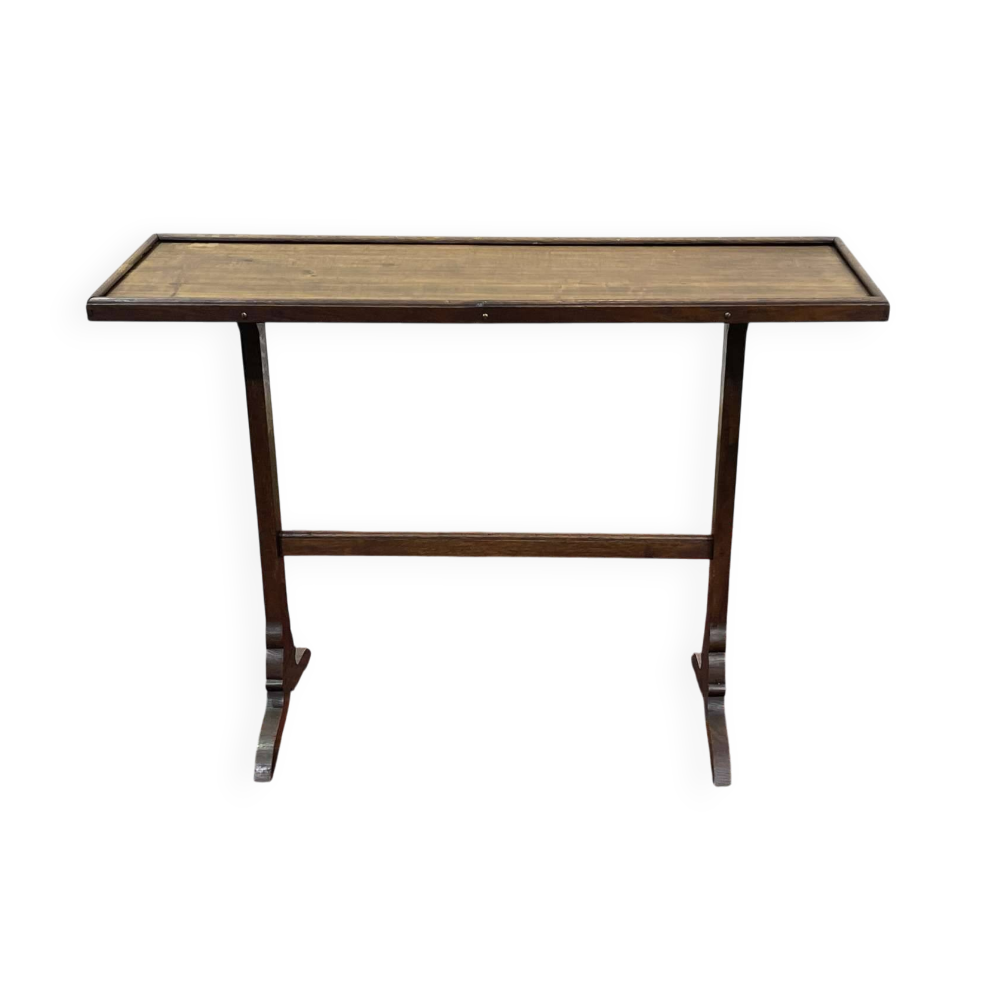 Oak and mahogany side table from the 1930s