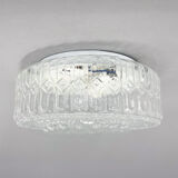 Mid-century round flush mount or wall light, 1970