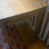 Solid wood desk, 1 drawer