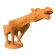 Sculpture animalière, cheval en terre cuite, 1960