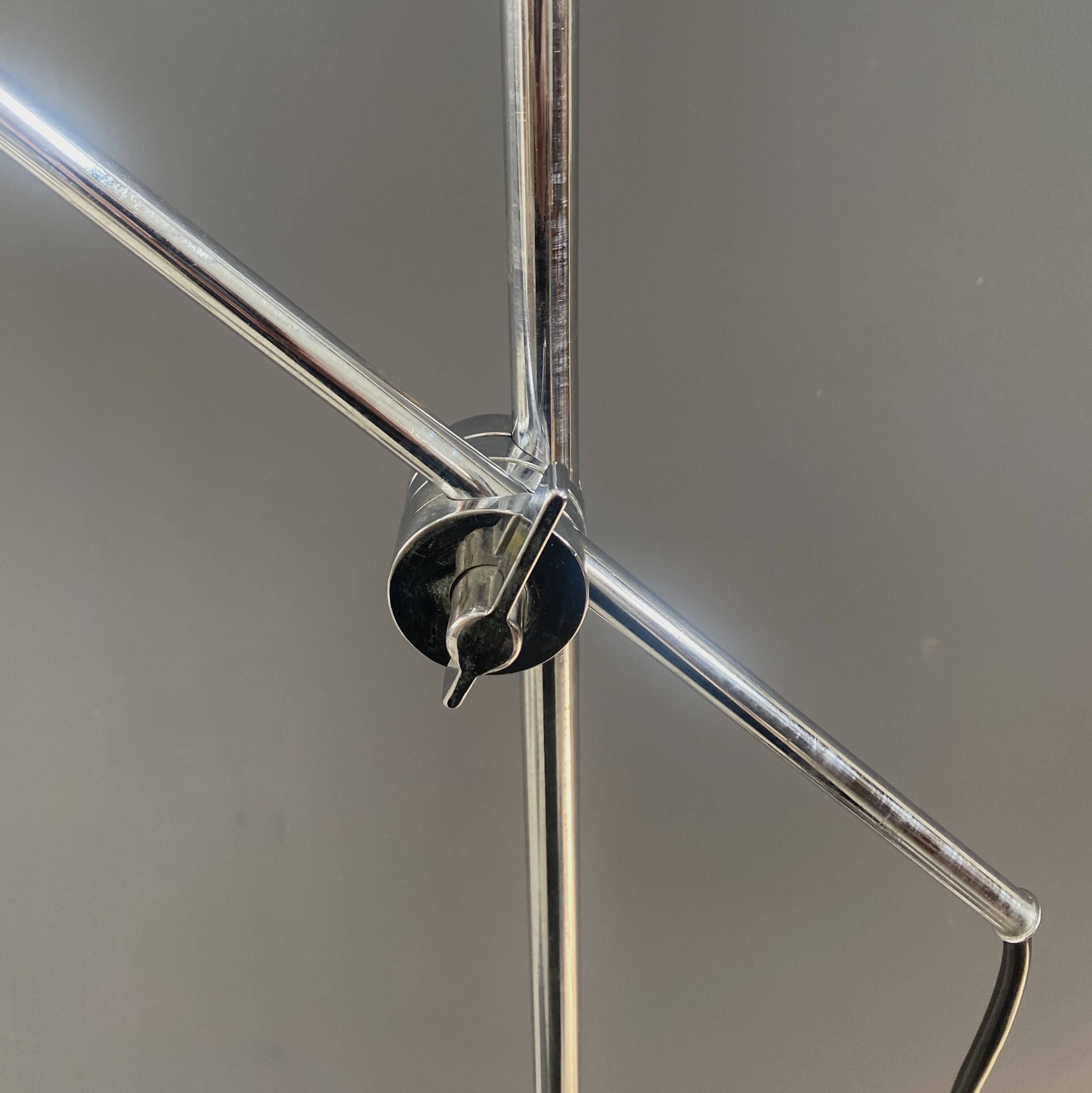 Metal floorlamp by J. Hoogervorst for Anvia Netherlands