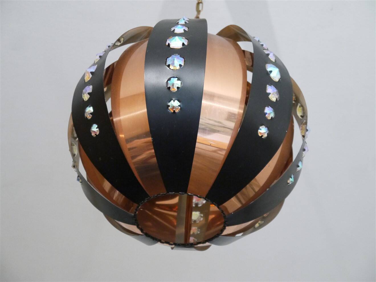 Danish pendant light by Werner Schou, 1960