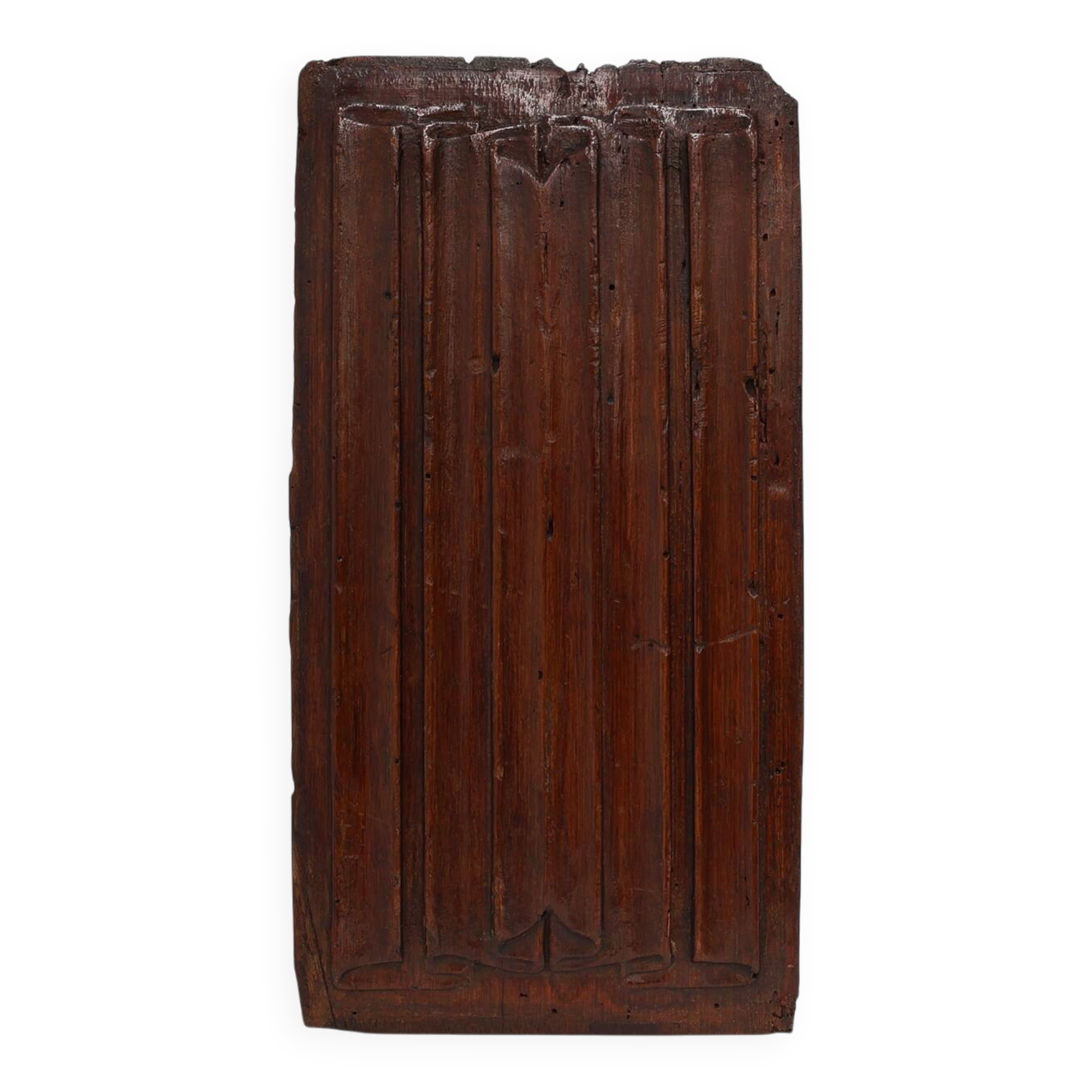 16th Century oak carved Gothic Panel, Belgium