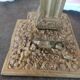 Financial-style candle holders in gilded bronze