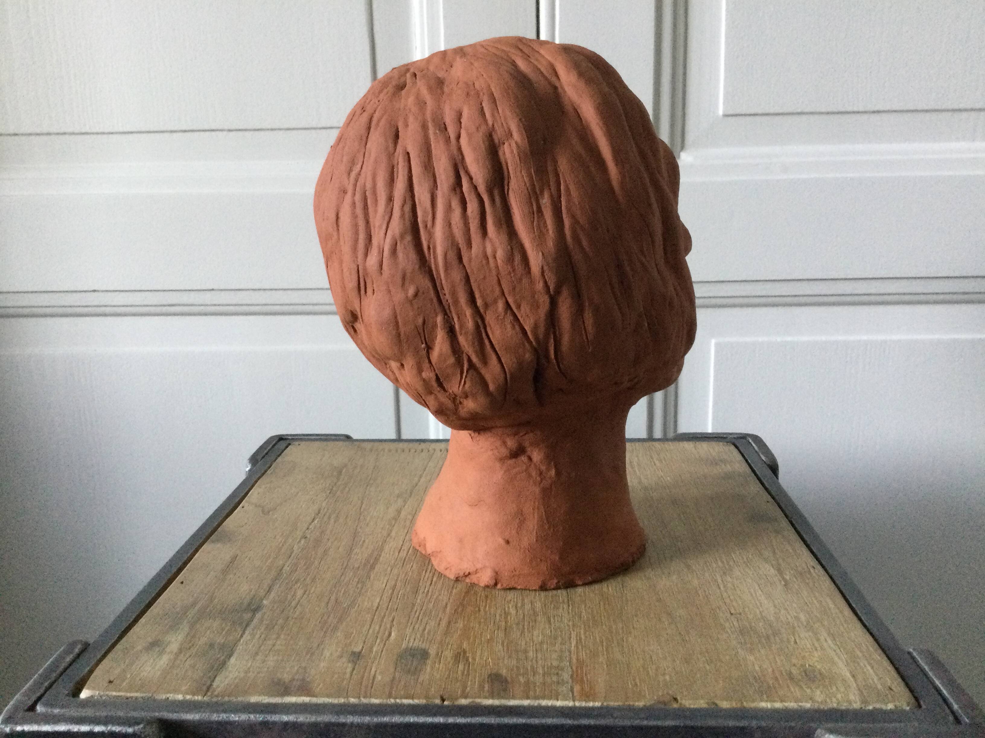 Terracotta bust