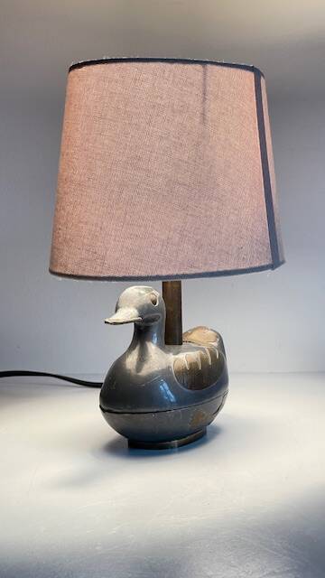 Vintage duck lamp