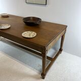 Oak work table, 1850