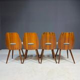 Set of four Tatra dining chairs, Czechoslovakia, 1960s