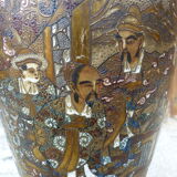 Satsuma vase bronze frame