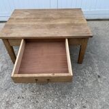 Rustic Farmhouse Coffee Table with 1 Drawer 1950