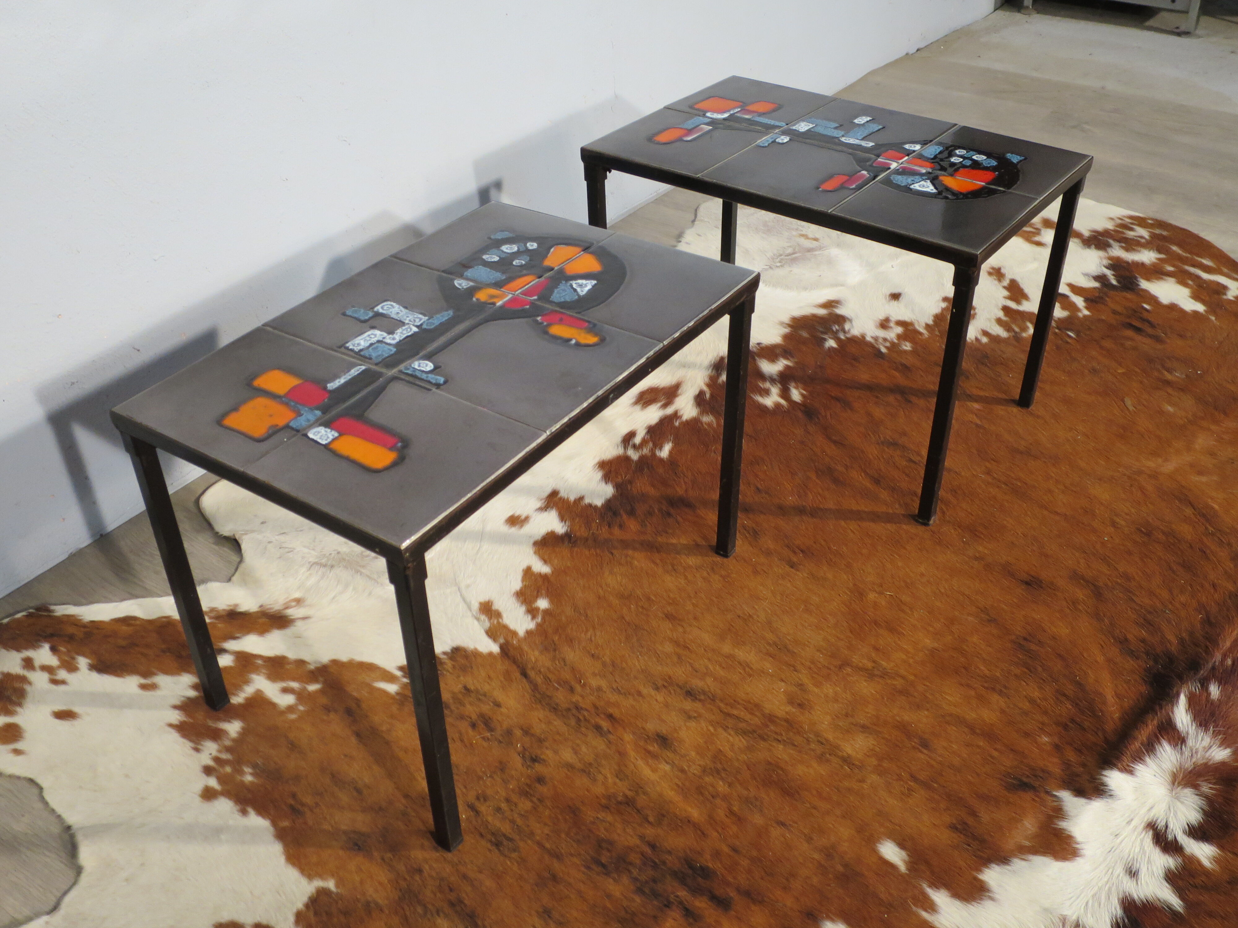 Set of 2 ceramic coffee tables