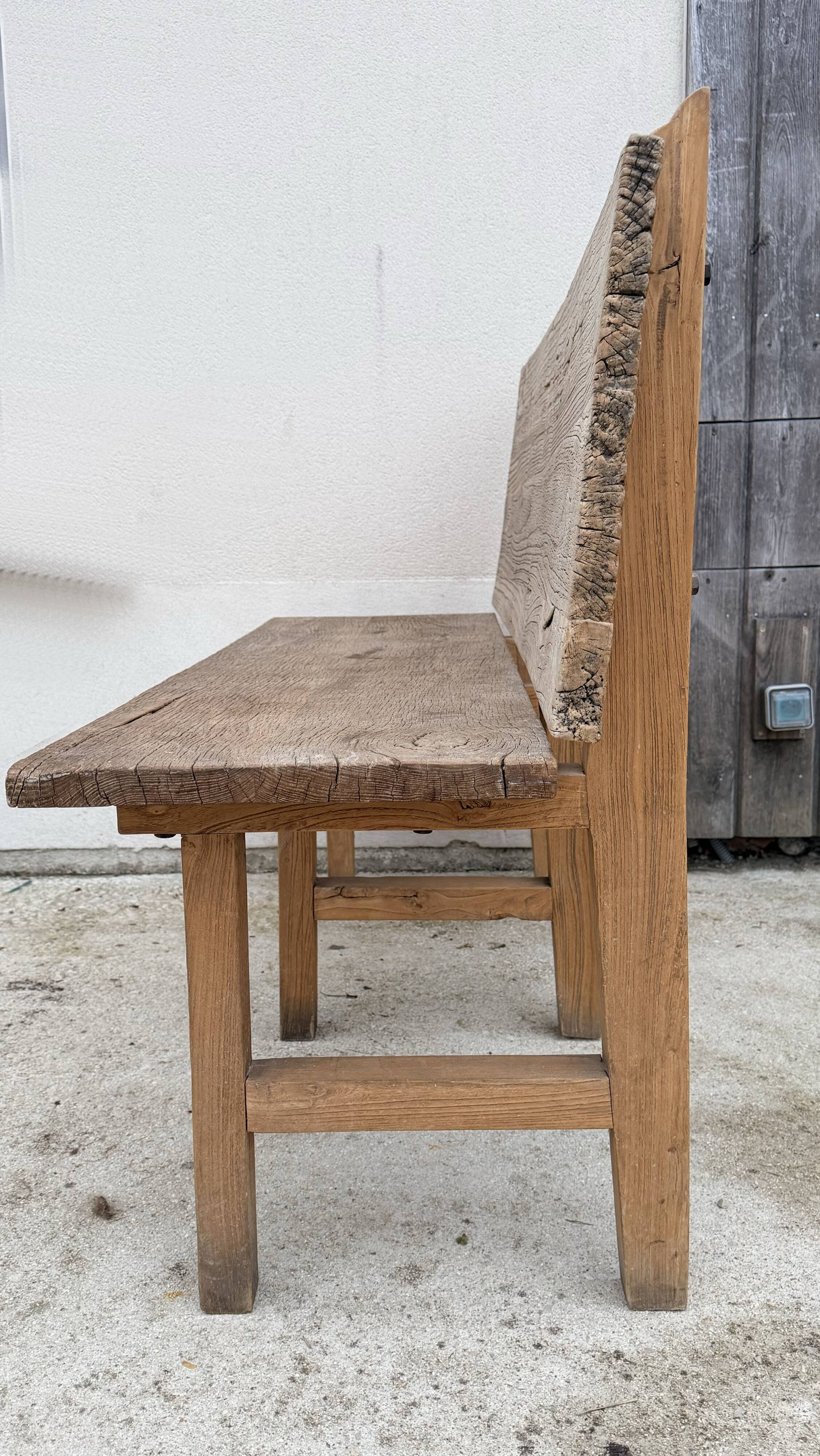 Elm bench