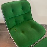 Armchair and ottoman Charles Pollock