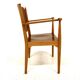 Scandinavian beech teak armchair, Sweden, 1960
