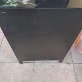 Black chinoiserie lacquer cabinet