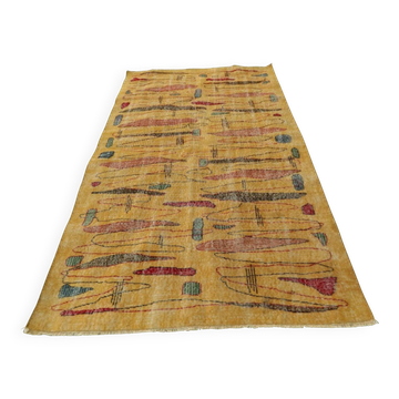 Tapis turc vintage fait main