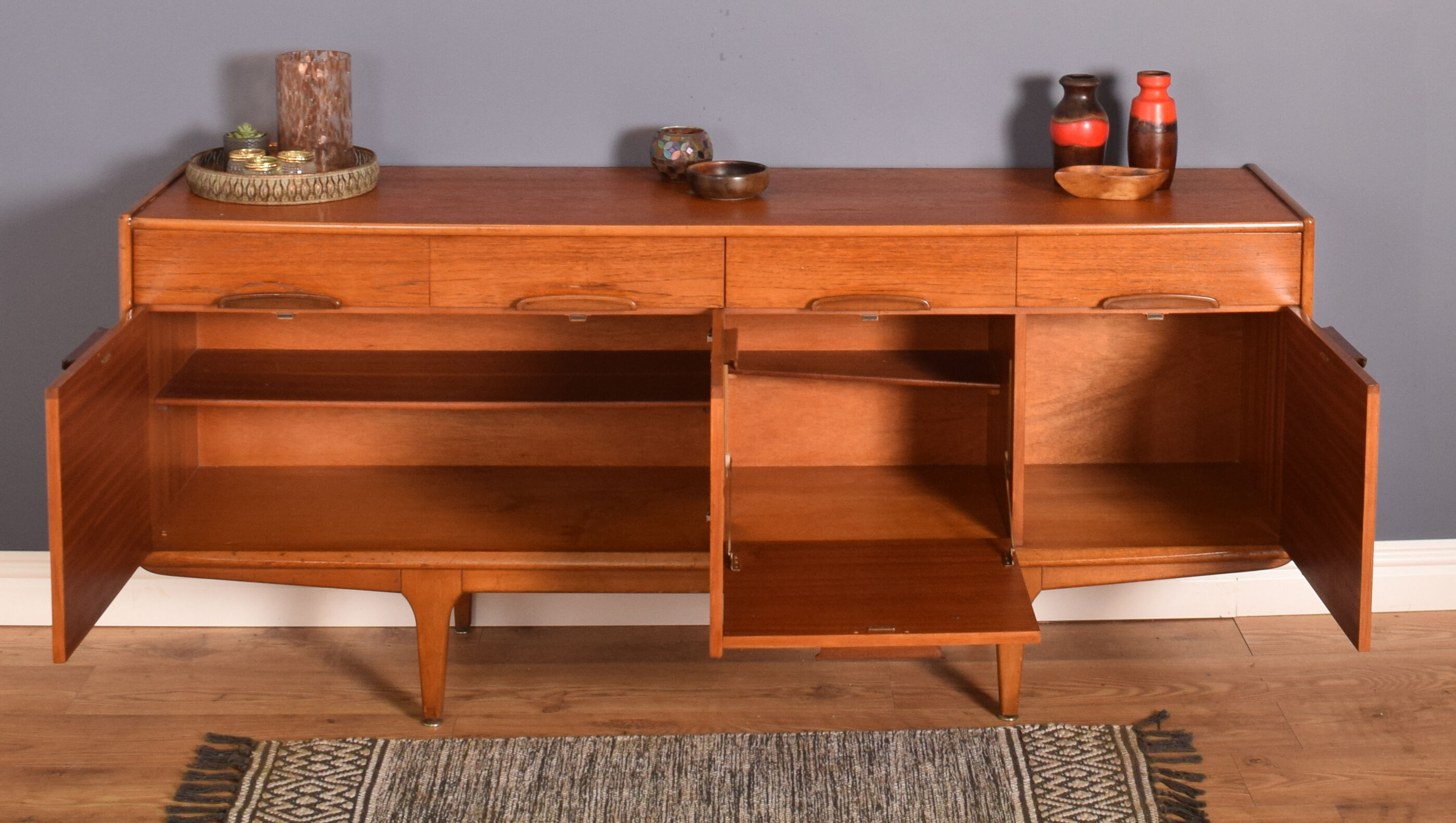 Restored Teak 1960s Jentiqiue Retro Sideboard