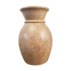 Polished stone vase