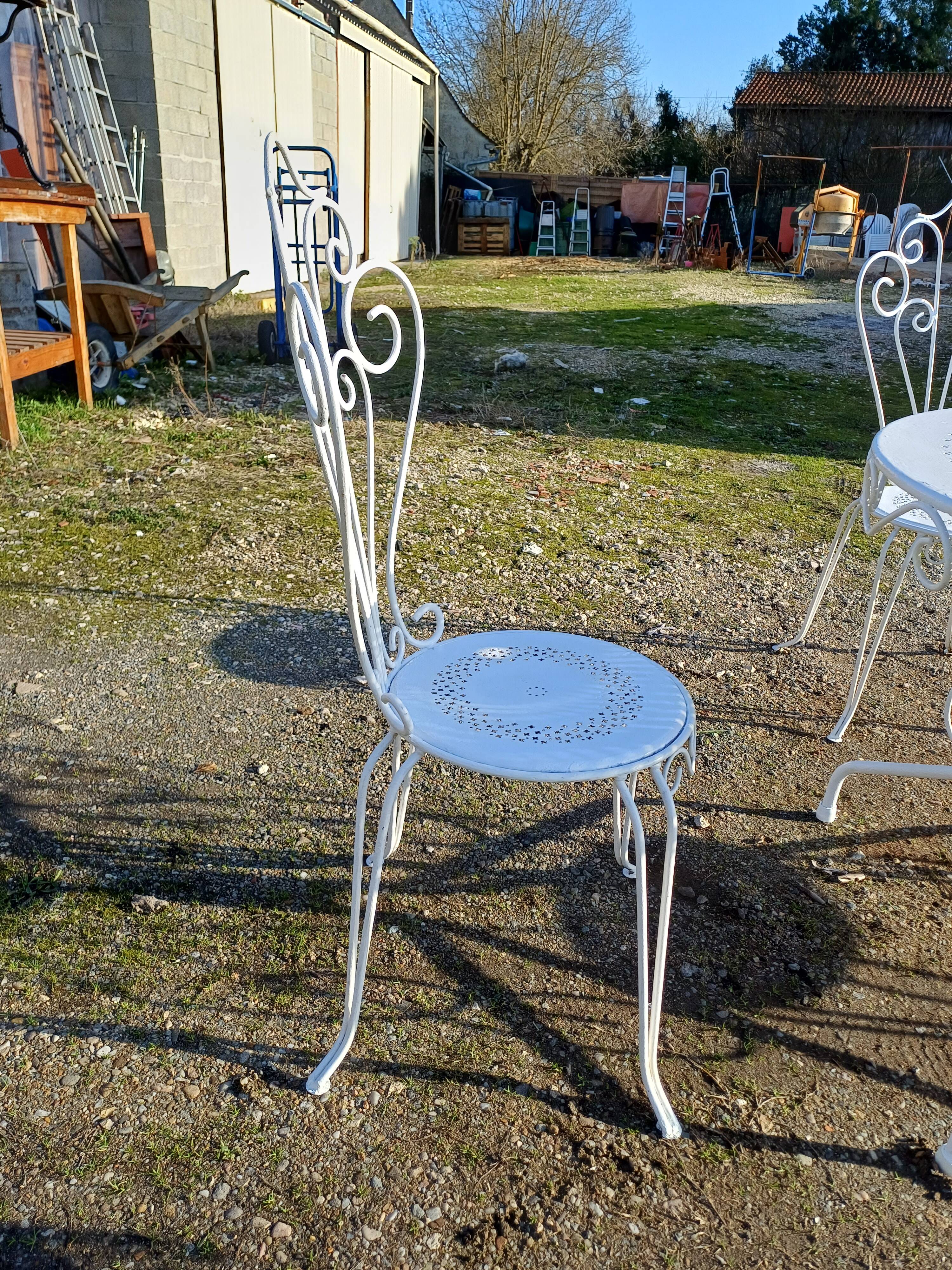 Wrought Iron Garden Furniture 1900